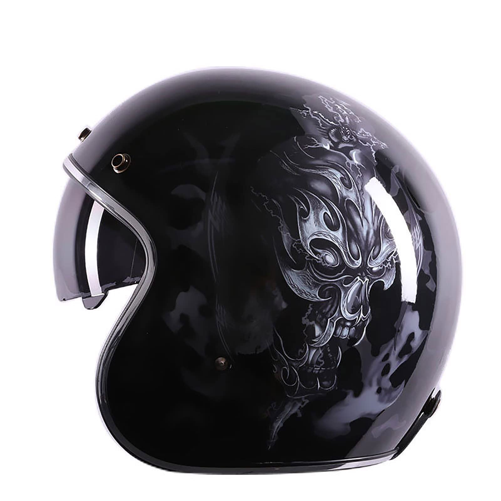 Casco abierto JATIBOSH de alta resistencia al desgaste con calota ligera para scooters