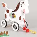 Storio Baby Products Pull Along Toddler Toy, Pull Along Toy with Attractive Design, Developmental Toy for 1 Year Old Gir
