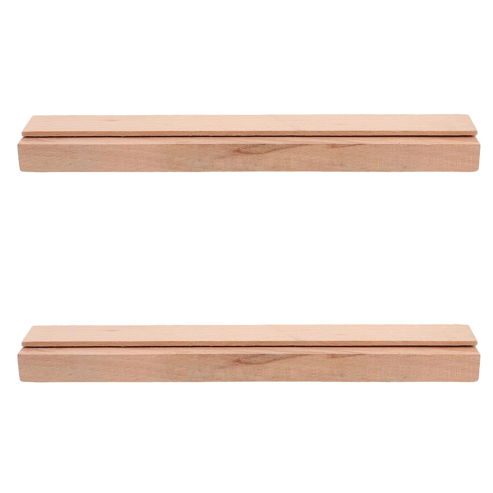 WOONEKY Guías para Cajones de Madera Maciza de 250 MM con Rieles Inferiores Silenciosos (2 Piezas)