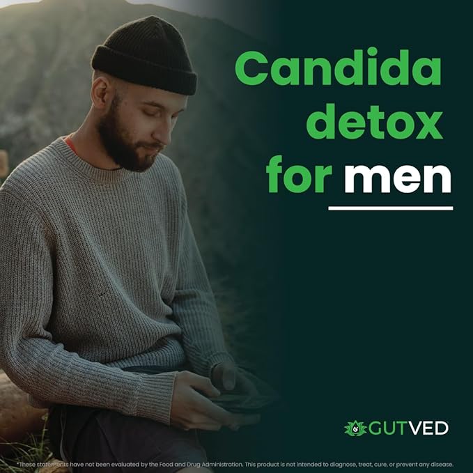 Candida Complex with Senna for Men & Women-Extra Strength Balance and Restore Supplement for Yeast Overgrowth-Healthy Gut and Skin-30B/g Probiotic with Oregano, Caprylic Acid & Natural Ingredients