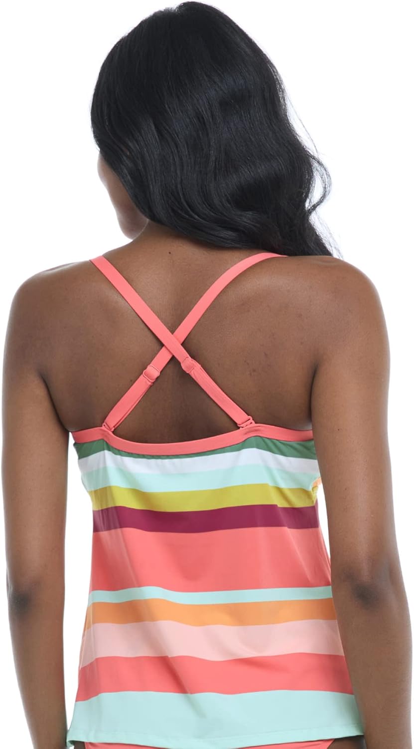 Skye Women's Standard Piper V-Neck Tankini Top Swimsuit - Image 3