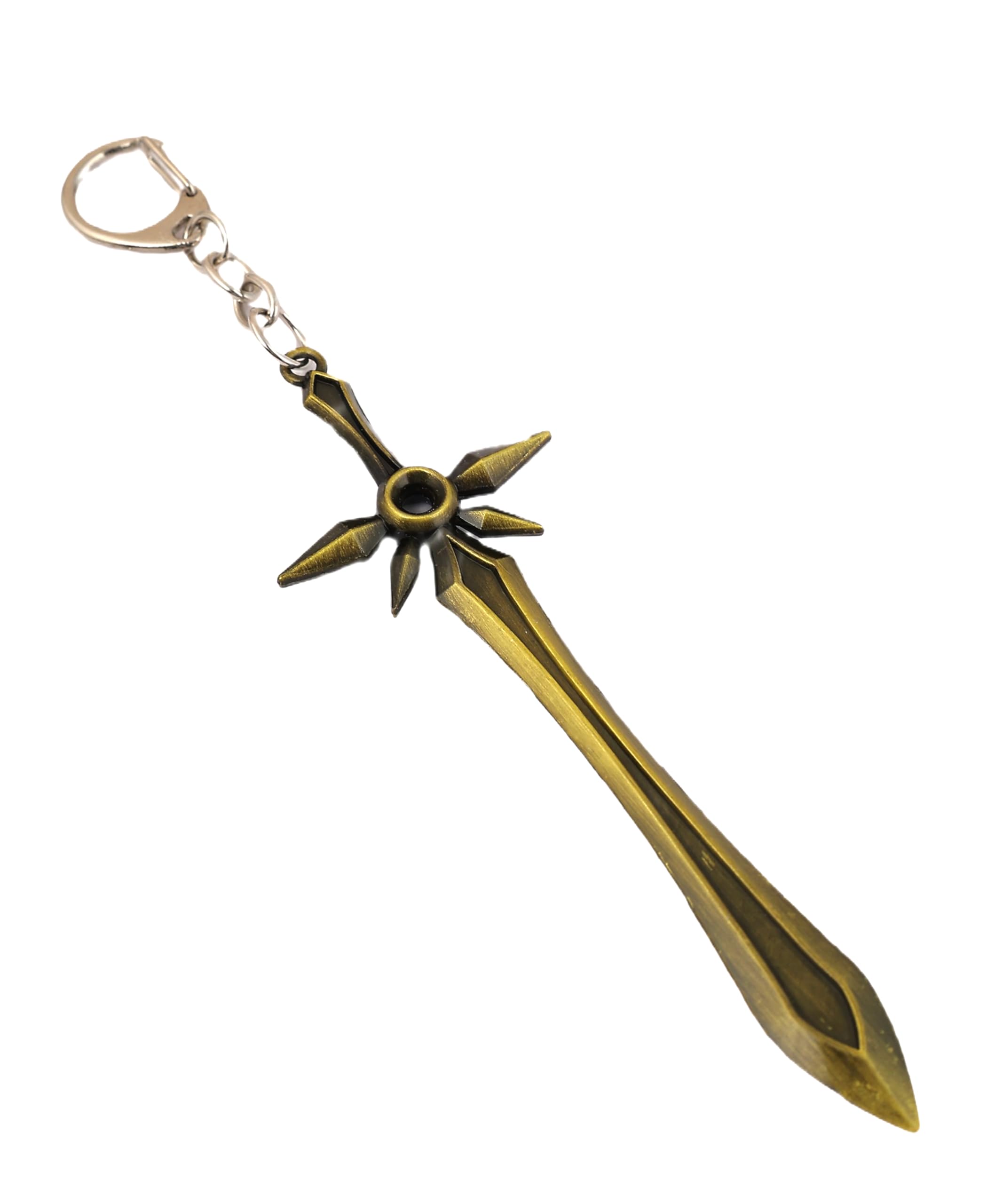 Premium Metal Keychain Collection � Iconic Game & Anime Characters � Durable & Stylish Key Accessories (Flower Swor)