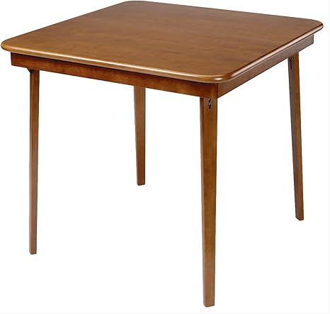 stakmore straight edge folding card table finish