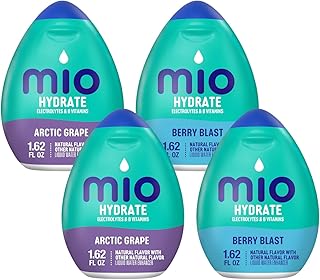 Sport Liquid Water Enhancer, Arctic Grape (2 ct) + Berry Blast (2 ct), 1.62 Fl Oz Each (Variety Pack)