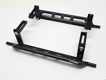 H-TECH RC CNC Aluminum Metal Rock Sliders for Traxxas TRX4 Ford Bronco 2021inch 1/10 Accessories Gold
