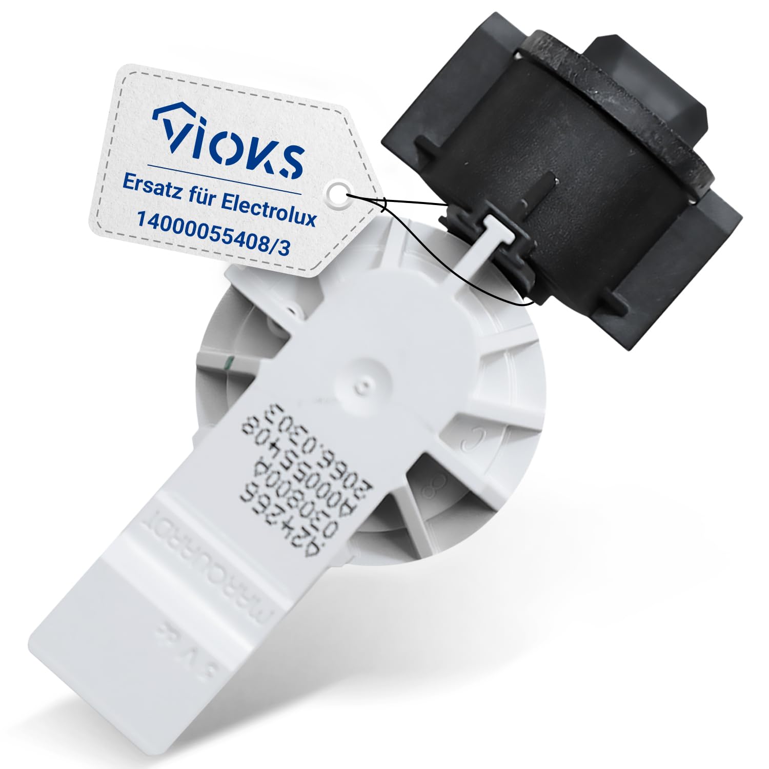 VIOKS Druckschalter Ersatz für Elеctrolux 140000554083 14000055408/3 Küppersbusch 442225 für Geschirrspüler - Druckwächter Sensor für Wasserstand & Steuerung
