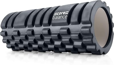 Core Balance Foam Roller- Rullo in Schiuma per Il Massaggio Muscolare Profondo dei Tessuti, Massaggiatore per Trigger Point, Automassaggio Muscolare. Ideale per Fisioterapia Palestra Yoga Pilates