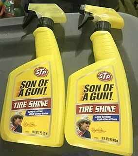 STP Son of a Gun Tire Shine Spray, Long-Lasting High-Glos...