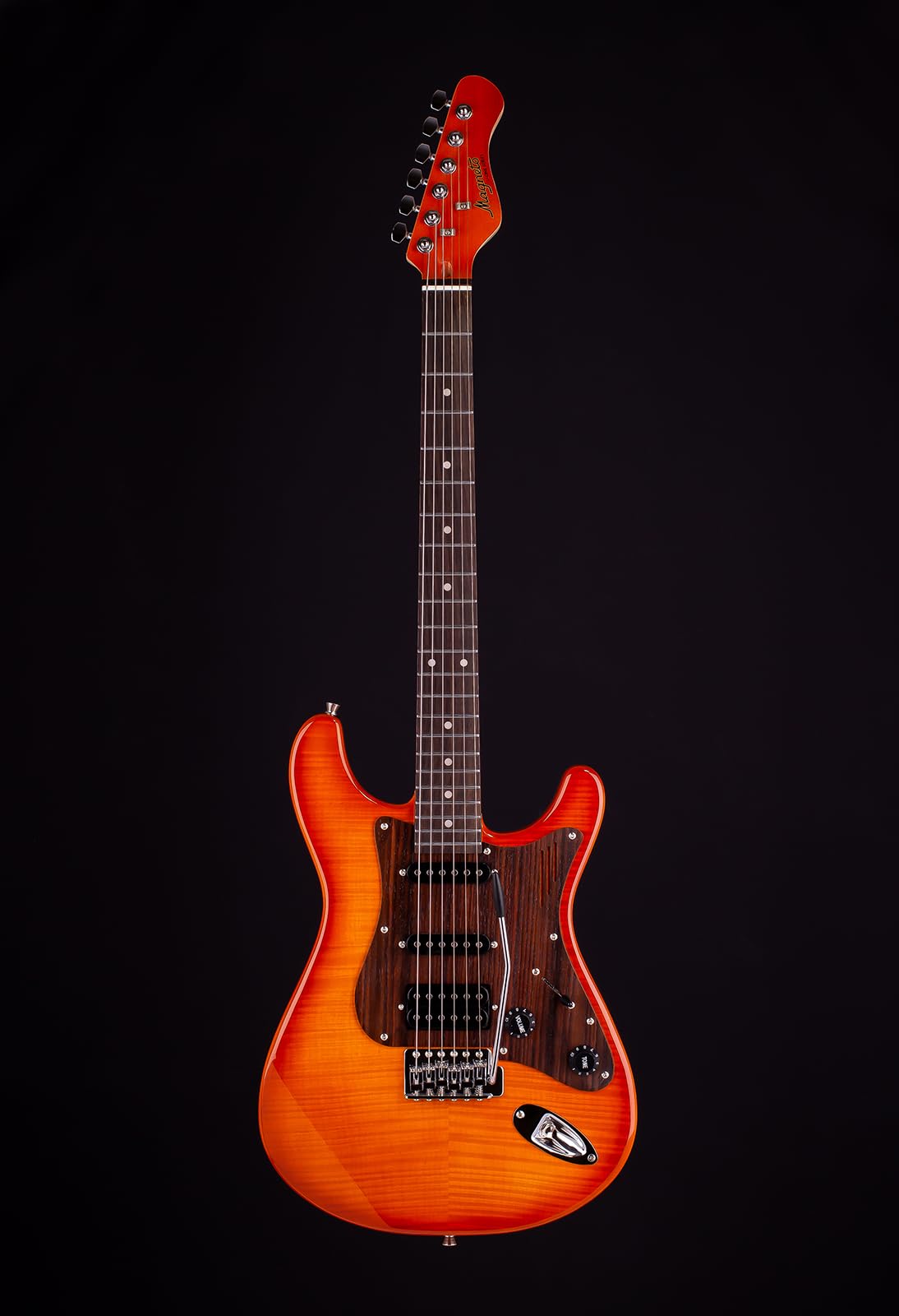 Amazon | Magneto Guitars SONNET MODERN FLAMED AMBER BURST US