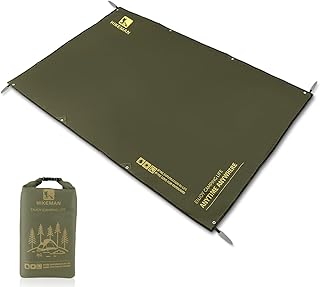 HIKEMAN Waterproof Camping Tent Tarp - Multi-Purpose Tent Footprint Groundsheet Mat,Large Tent Ground Covering Tent & Awning Carpet for Outdoor Camping Hiking Picnic (army green)