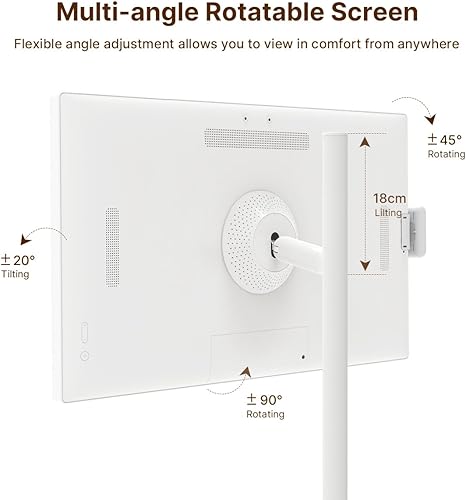 Miniatura 4 de ApoloSign Pantalla inteligente portátil Standbyme de 32 pulgadas, monitor giratorio de 1080p con pantalla táctil LG Incell, sistema operativo
