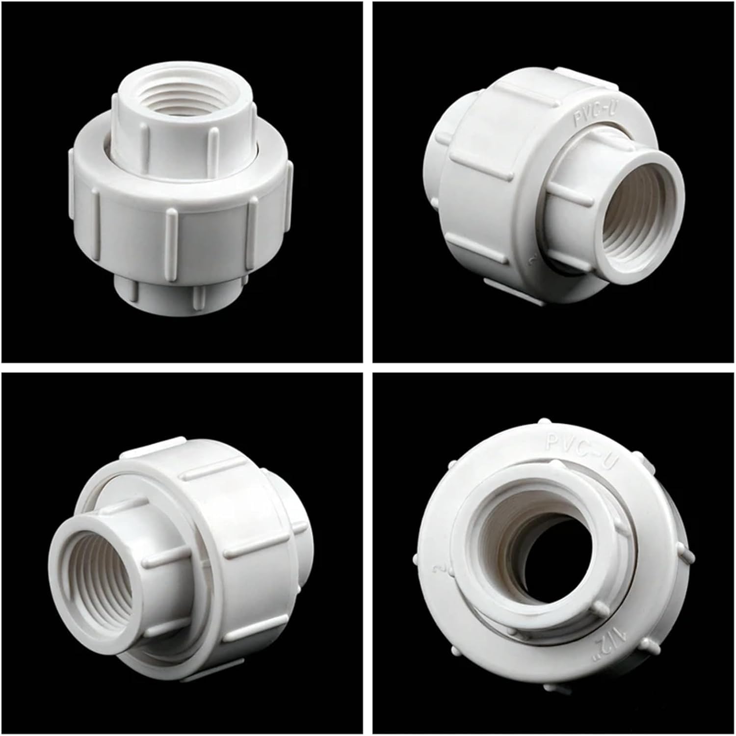 Conector de manguera Conector de tubería de agua, 1 pieza, rosca hembra de 1/2'', 3/4'' y 1'', conector de PVC, accesorio for tubería de agua, adaptador de riego for plantas de jardín y peceras.