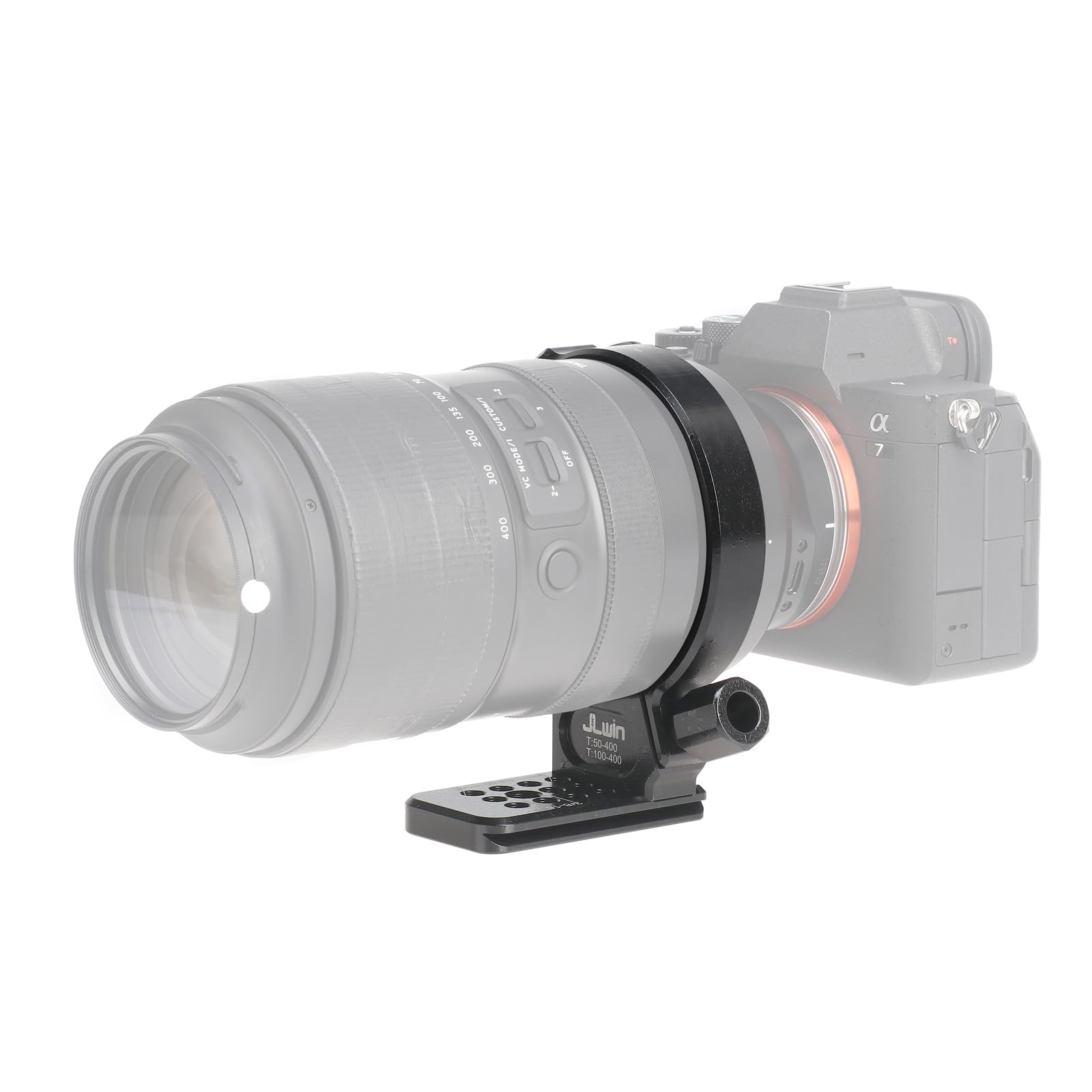 FOTGA Anello di montaggio per treppiede in metallo per Tamron 50-400mm F/4.5-6.3 Di III VC VXD A067, 100-400mm f/4.5-6.3 Di VC USD A035 (per Canon EF e per Nikon F Mount), con piastra a sgancio rapido