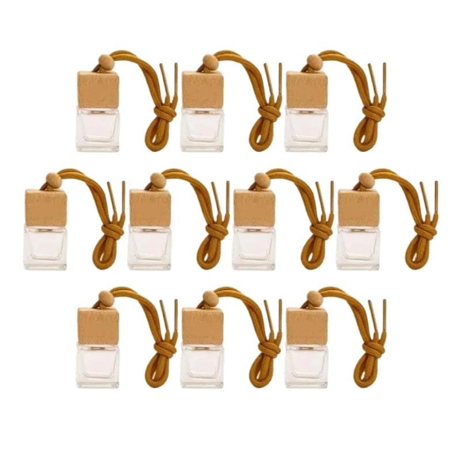 10 Piezas Mini Botellas de Perfume esmeriladas