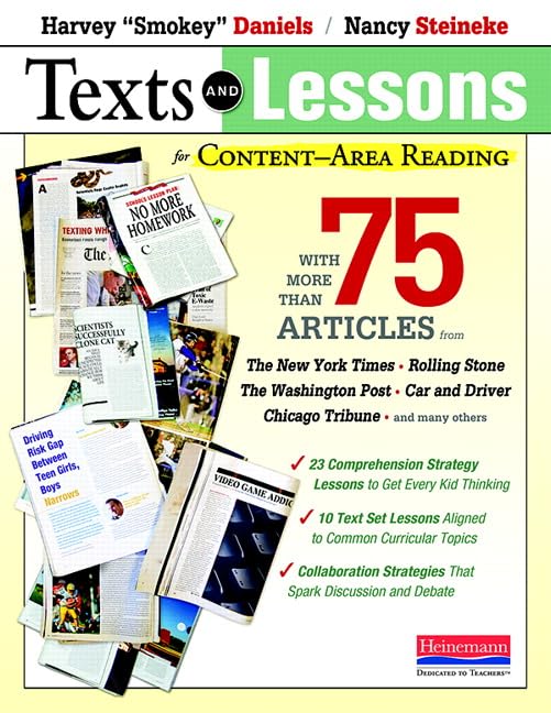 Texts and Lessons for Content-Area Reading: With More Than 75 Articles from The New York Times, Rolling Stone, The Washingto n Post, Car and Driv