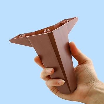 Mobilya TV Ünitesi Çekyat Koltuk Kanepe Destek Ayağı 12 cm 6'lı Set Kahverengi Baza Ayak