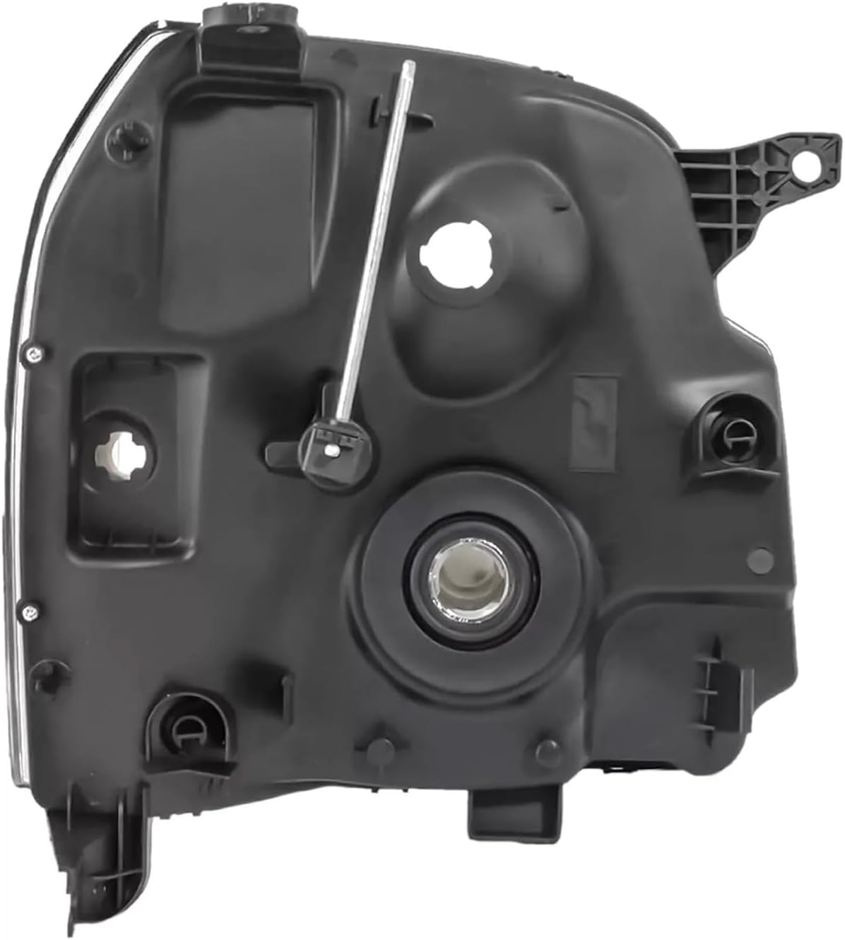 2PCS Headlights Assembly Set For 2007 2008 2009 2010 2011 2012 2013 2014 GMC Yukon XL 1500 2500 Hybrid Replacement Headlamp(Left+Right)OE Style Chrome Housing clear Lens GM2502265 GM2503265