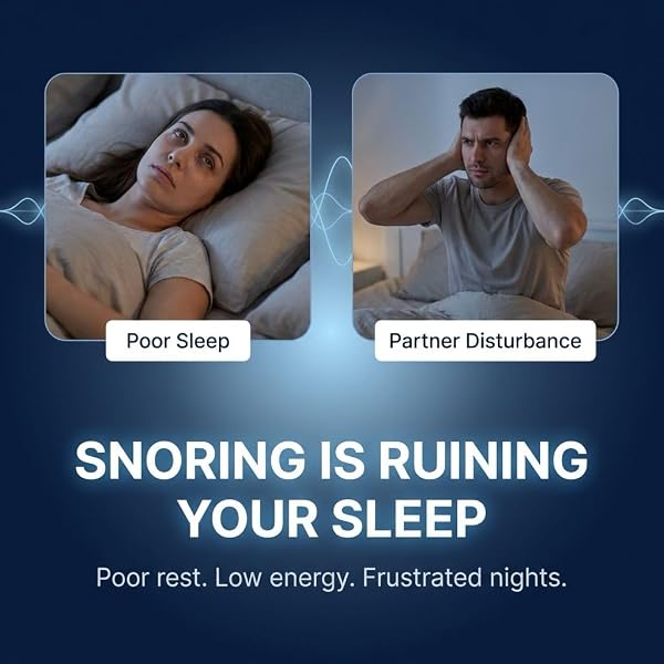 Honex- 2 Pack Anti Snoring Mouthpiece – Ready to Use Night Guard, No Boiling or Molding, Comfortable Fit That Stays in Place, Easy Breathing Design, Sleep Better From Night One - 3