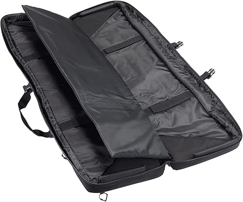 Miniatura 2 de Lancer Tactical 1000D Nylon 42" Doble Airsoft Rifle Bag - Negro