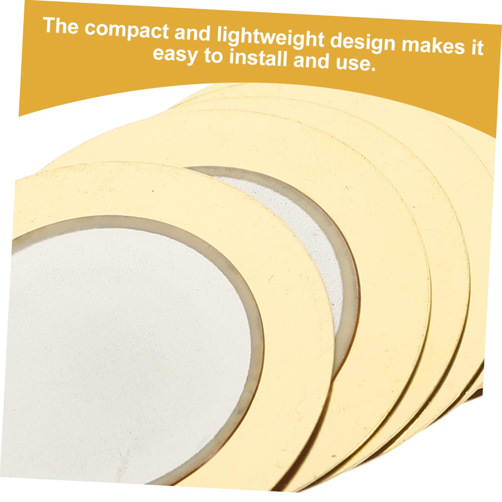 SOLUSTRE Ceramic Chips 20pcs Disc Diaphragm Elements Buzzer Replacement Accessory for Guitars