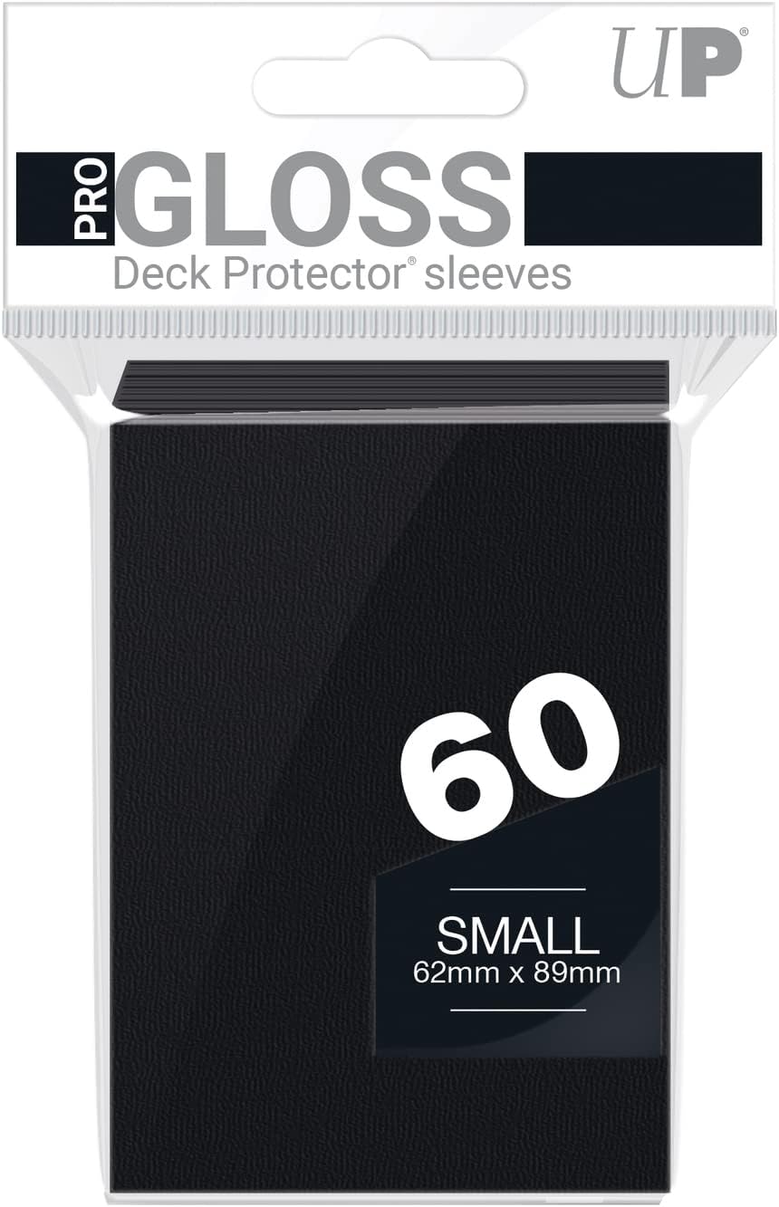 Card Supplies Deck Protector Sleeves, Black, 60 Count
