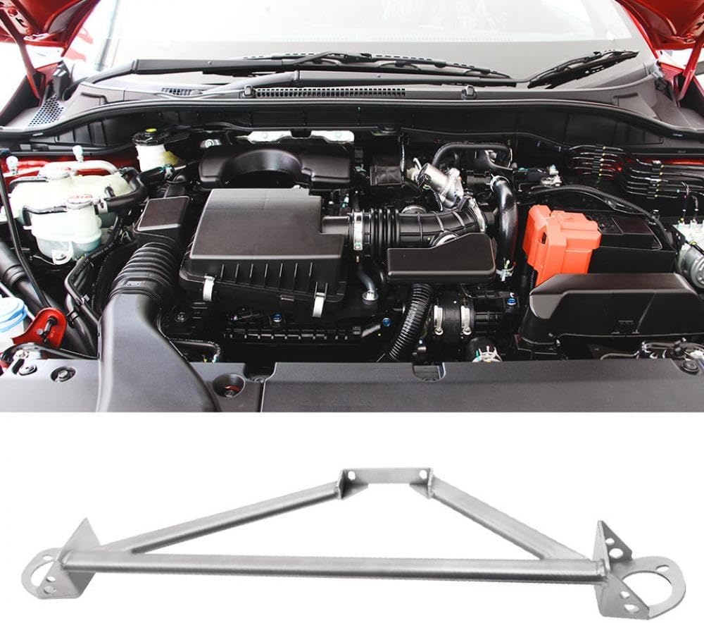 Front Upper Strut Bar Brace Compatible With 1992 To 1997 CRX Del Sol Targa 1.6 Direct Fit Replacement