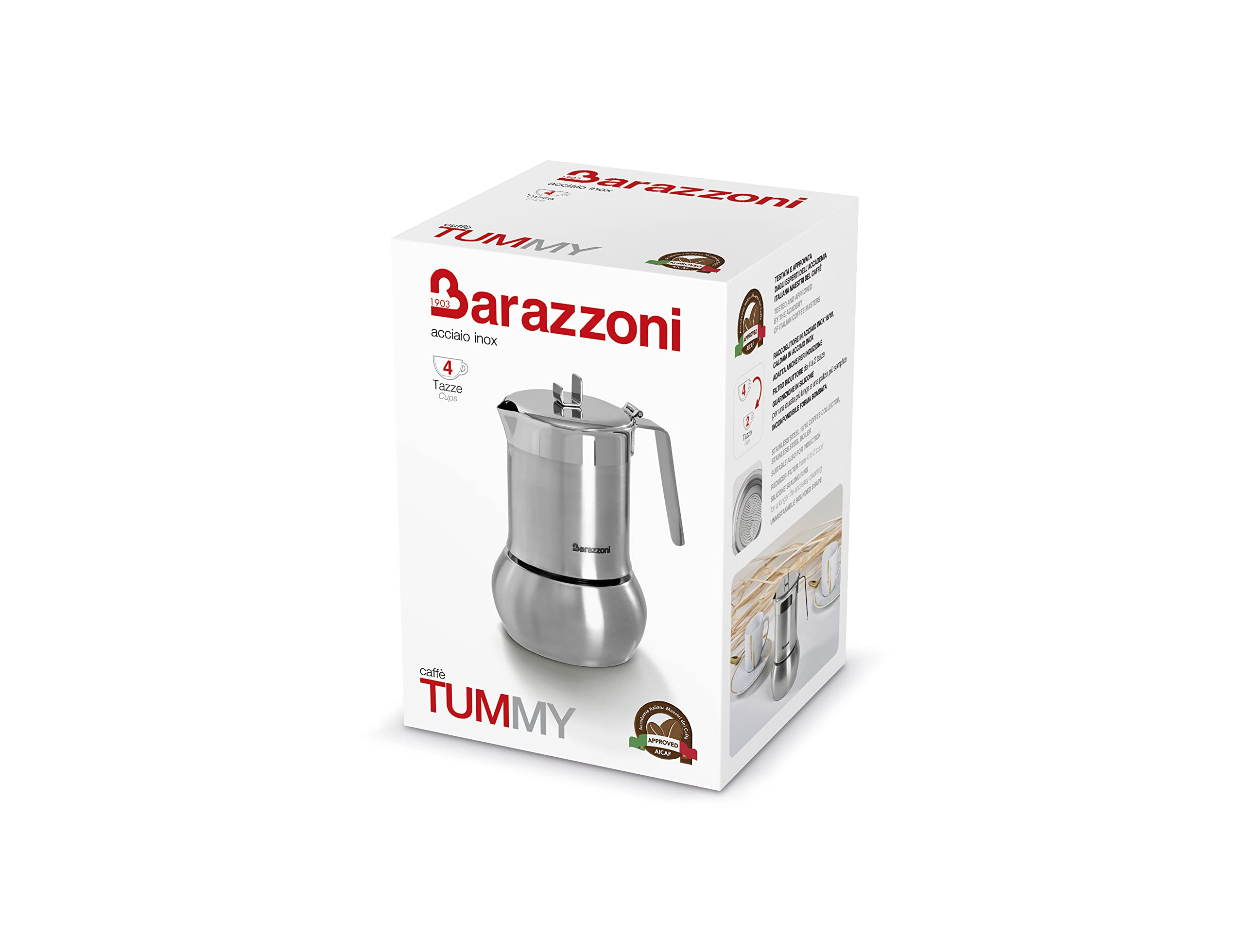 Amazon｜Barazzoni(バラゾーニ) IH/直火エスプレッソメーカー