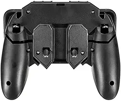 Controle Gamepad AK-66 com 4 Gatilhos para Android, iPhone, PUBG, Free Fire, Compatível com Celulares 4.7 a 6.5 Polegadas