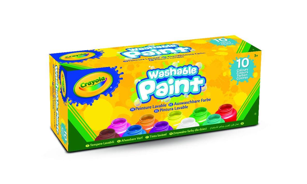 Crayola Farba, Wielokolorowy, 10 Sztuk