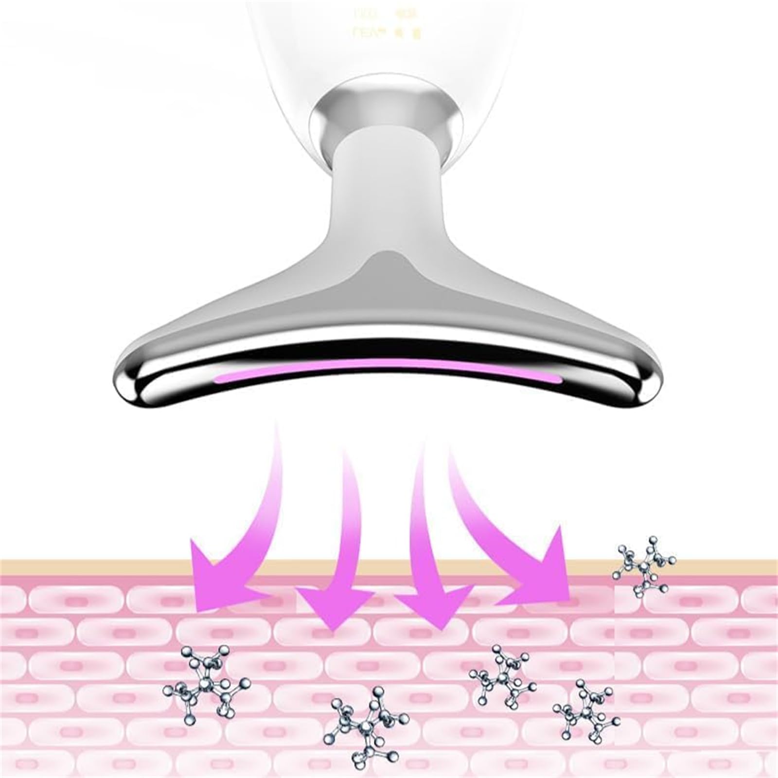 Aumalift pro Gesichtsmassagegerät mit LED Wärmefunktion