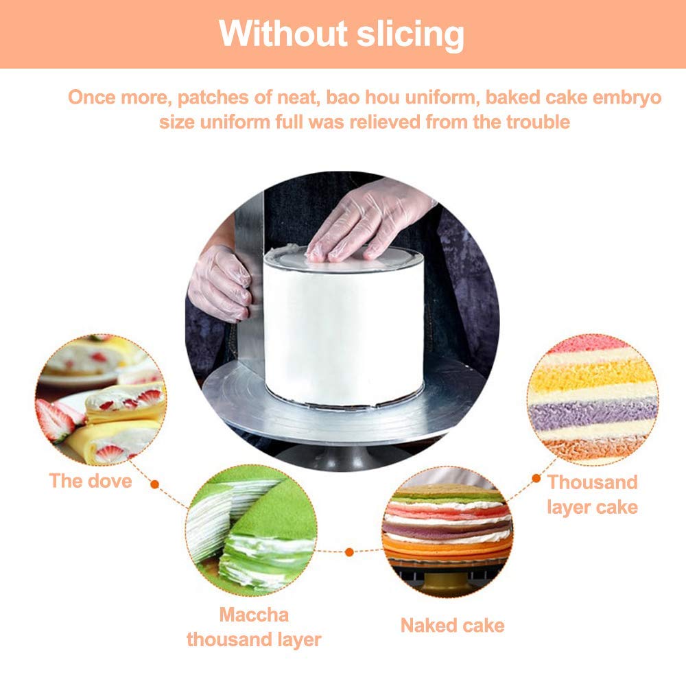 Rainbow Silicone Cake Molds, 4 Pack Rainbow Cake Tins Silicone Baking Mould Round Baking Pan Non-Stick Layer Cake Pan for Birthday Party Anniversary (8inch)