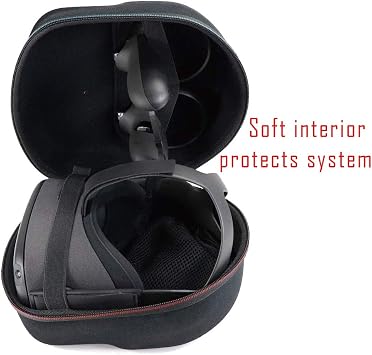 Deco Gear Compact All-in-One Hard Carrying Case for Oculus Quest 2 VR Headset and Controllers