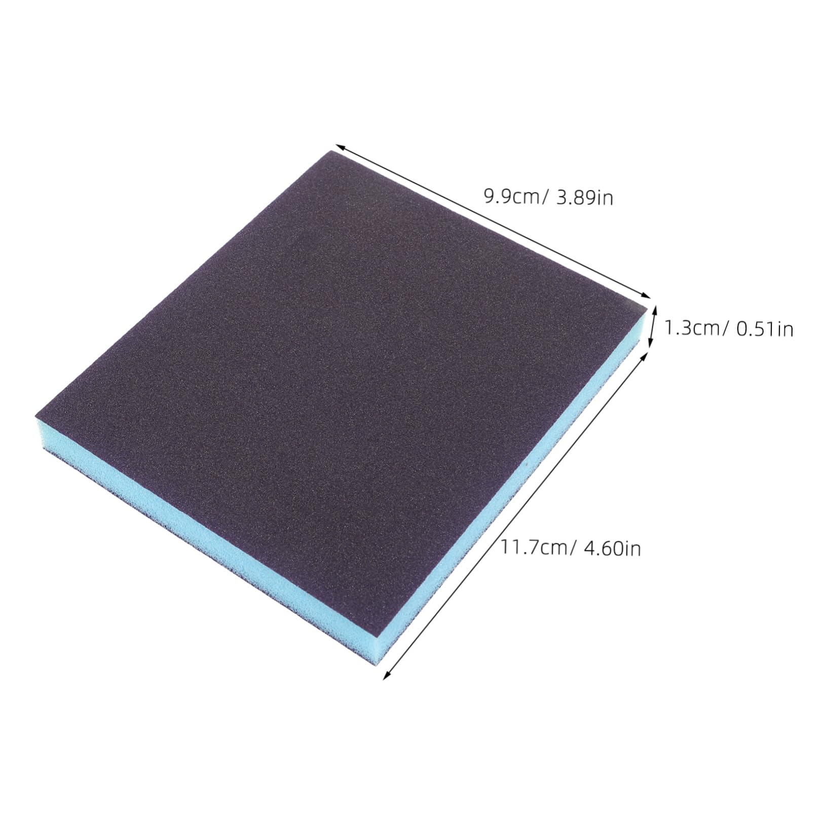 OSALADI 12pc Sandpaper Assortment Dual-sided Polishing Pad for Wood Furniture Metal Rust Removal Smooth Finish