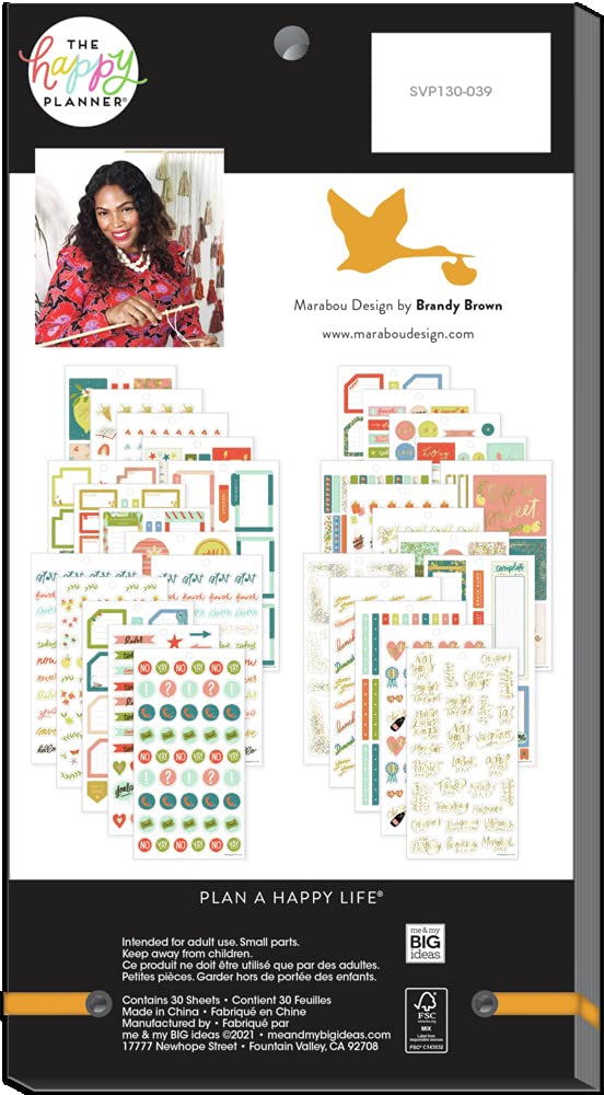 The Happy Planner Sticker Value Pack - Fall Collection 2021 (Life is Sweet)