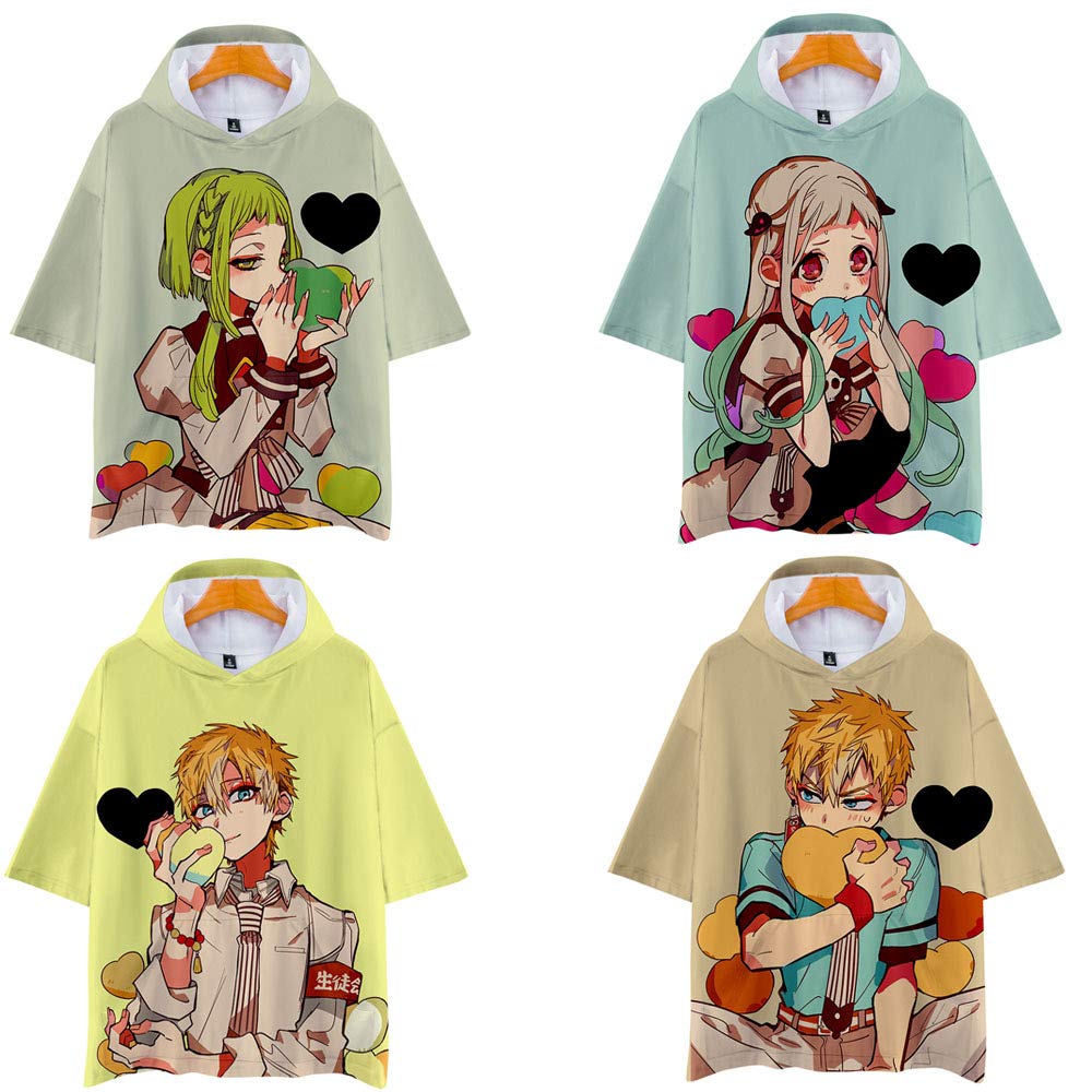 希少　レア　地縛少年花子くん　半袖Tシャツ　キャラクターTシャツ　源輝 輝兄 Amazon.co.jp: 【yukimaturi】地縛少年花子くん 半袖tシャツ 源光