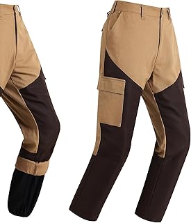Upland Hunting Pants for Men, Pheasant Hunting Pants with 6 Pockets, Water Resistant Outdoor Pants