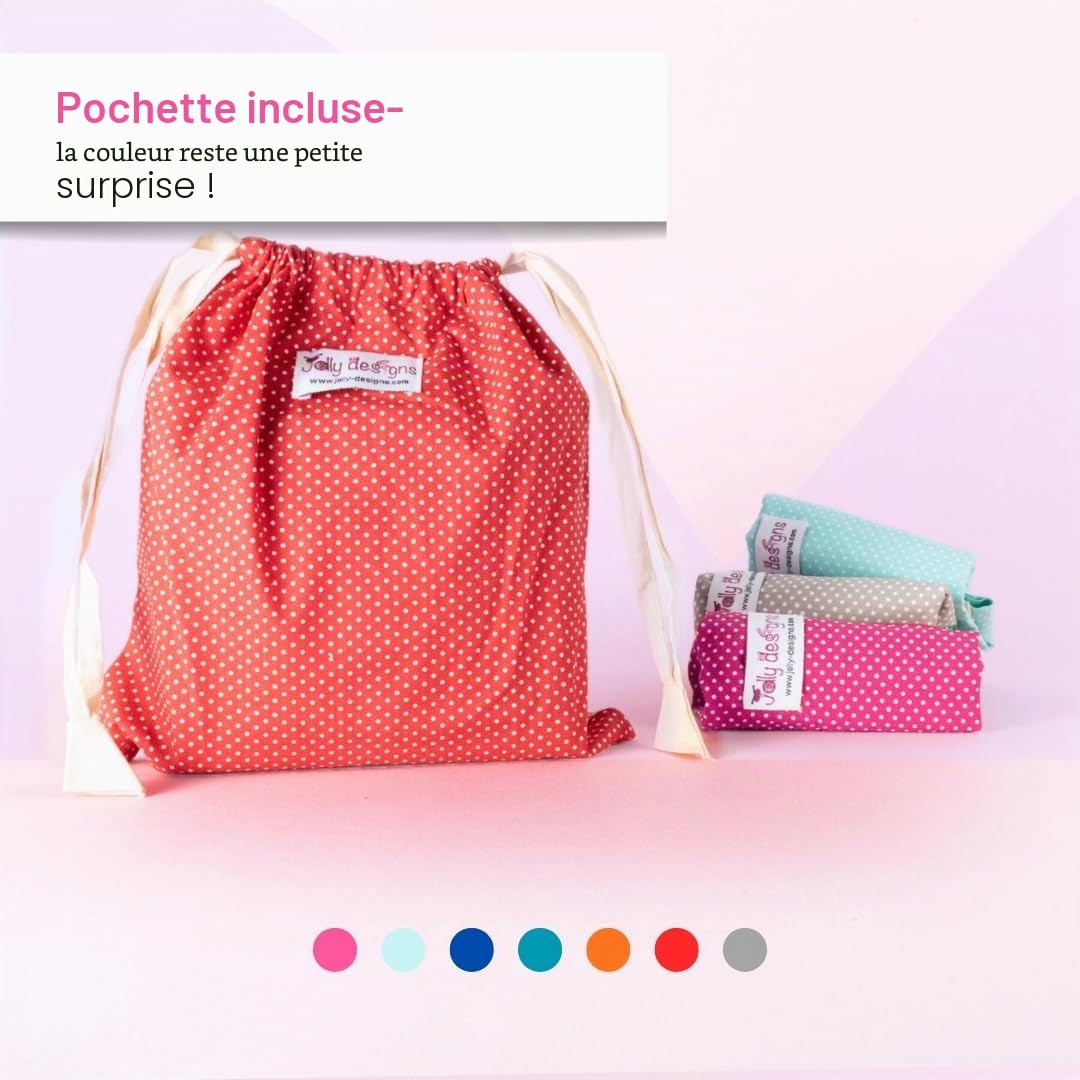 Jolly Designs 1, 2, 3 - 10 pages Premium - Quiet Book - Jouet Montessori à partir de 3 ans - Favorise la motricité et les capteurs - Livre de feutre fait à la main - Jouet éducatif pour les