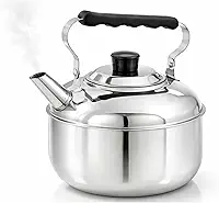 Chaleira Tradicional de Aço Inox 2 Litros Domama Prime – Design Clássico, Durável e Elegante para Aquecer Água com Praticidade