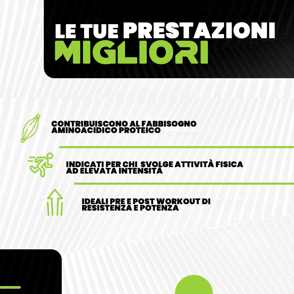 EAA Aminoacidi Essenziali con mix di vitamine B1, B6 ed E - Integratore di amminoacidi naturali vegan ottenuti da fermentazione T-Rex Integratori (Tropical, Polvere)