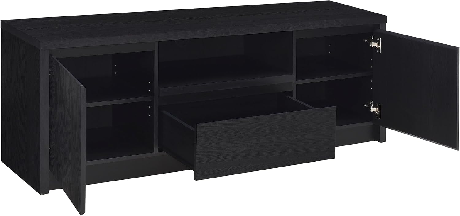 Coaster Home Furnishings Winfield 60-Inch 2-Door Tv Stand Media Console Black