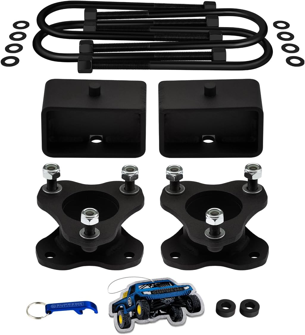 Supreme Suspensions - 3" Front + 3" Rear Lift Kit for 2005-2011 Dodge Dakota 2WD / 2006-2008 Dodge Ram 1500 4WD - High-Stregth Steel Suspension Lift Kit