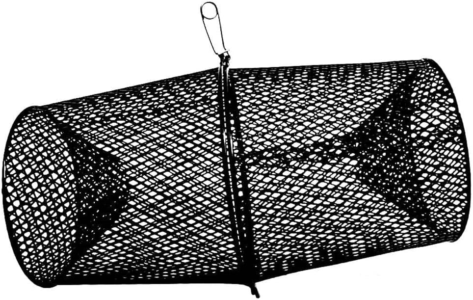 Frabill Torpedo Minnow Trap | Heavy-Duty Steel Mesh | Two-Piece Minnow Trap