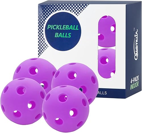 Paquete de 4 bolas de pickleball Iutdoor de 26 agujeros
