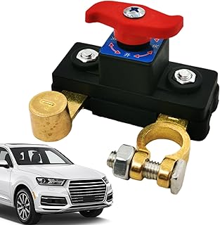 Interrupteur de Déconnexion de Batterie - Dispositif Rapide 12V 24V pour Batterie Auto | Équipement Sécurité Anti-Fuite pour Stationnement et Déplacements