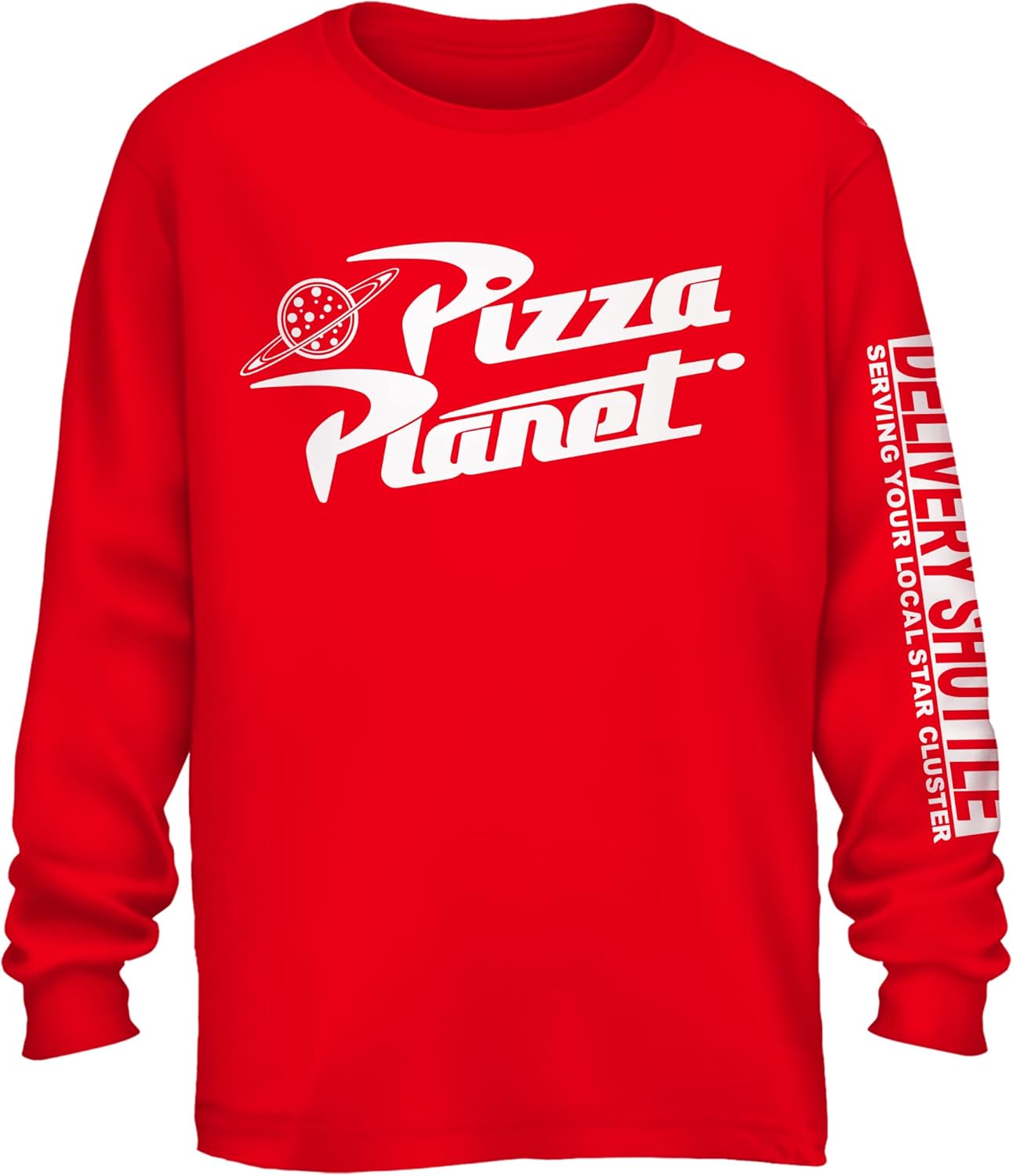 Disney Toy Story Pixar Pizza Planet Delivery Express Long Sleeve Men's T-Shirt - Image 2