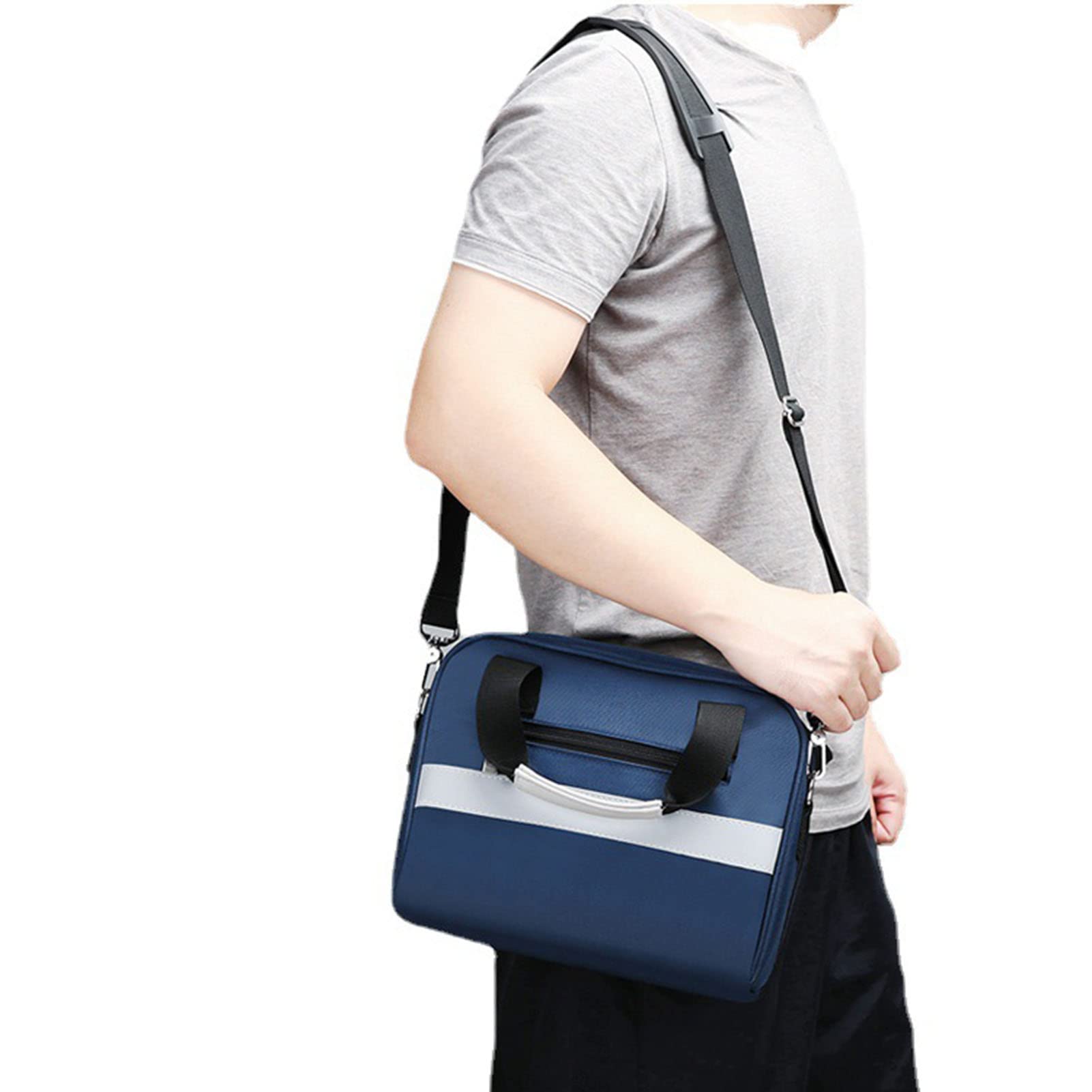Kit di Primo Soccorso Zaino for Kit di Pronto Soccorso Trauma con riflettore in Tessuto Oxford Multicolore(Navy Blue)