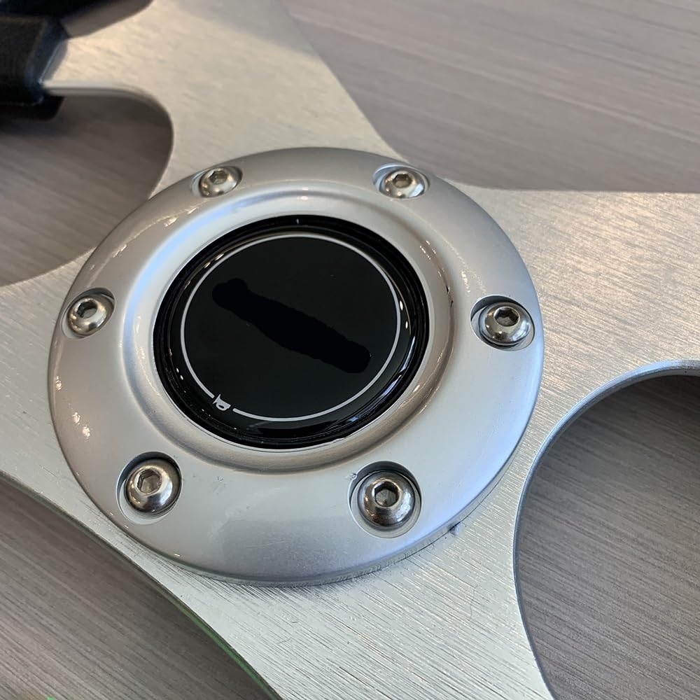 Volante Sportivo Auto, Volante A Calice Volante modificato universale da corsa in PU 13 pollici e 320 mm