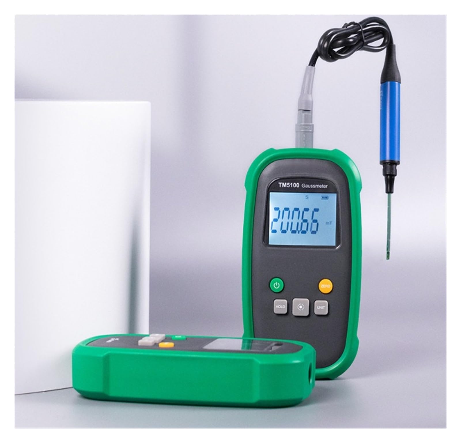 TM5100 Gaussmeter Tester Magnetyczny Ręczny Detektor Remanencji Magnesu Pomiar Stałego Pola Magnetycznego Prądu dla Inspekcji Przemysłowej(1%)