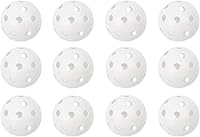 Champion Sports 9" Hollow Plastic Baseballs 12 Pack - Lightweight Durable Practice Balls for All Ages & Pets