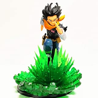 16cm (6.3 inch) - Dragon Ball Super Android 17 Green Power Running Toy Action Figure - coolthings.us